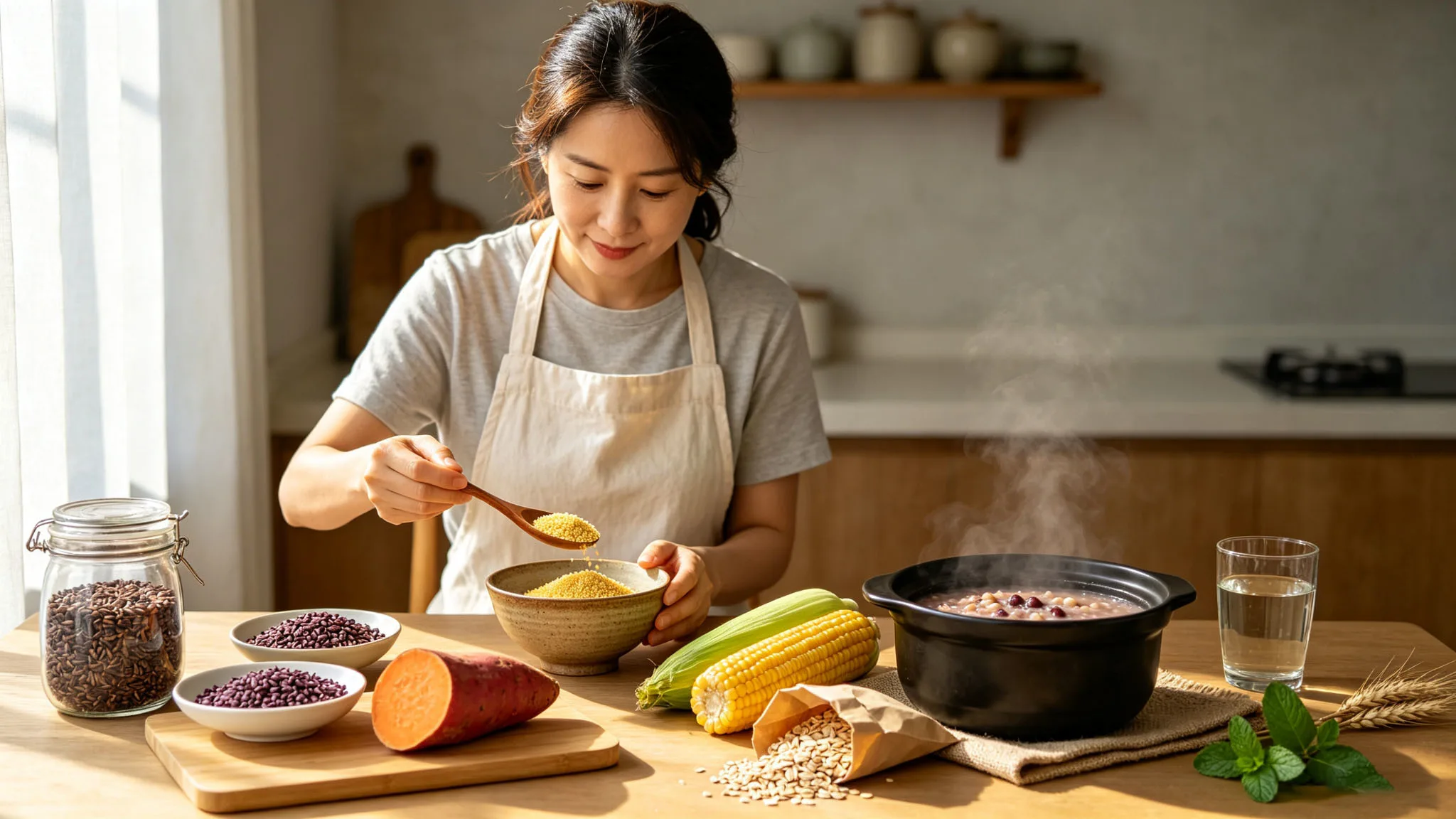 哪些粗粮适合作为日常主食？